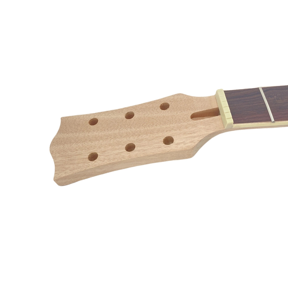 Yinfente Electric Guitar Kit Guitar Neck 22fret 24.75inch electric Guitar Body Mahogany Flame Maple Nice Inlay one piece mahogany wood