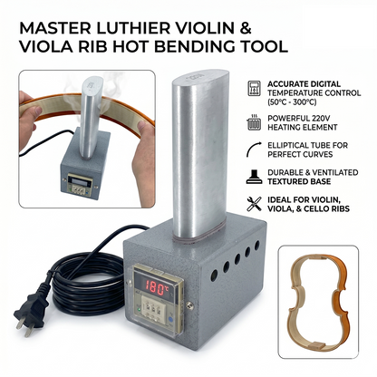 Yinfente 4/4 violin Viola Guitar Rib Bending Iron heat controller 12cm 110V 220V voltage Luthier tool