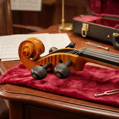 Yinfente 4/4 Violin Set Full Size Fiddle Kit Handmade Solidwood for for Adults Beginners with Hard Case, Shoulder Rest, Rosin, Bow and Extra Strings