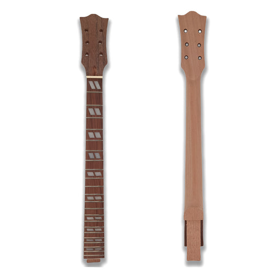 Yinfente Mahogany Guitar Neck 22fret 25.5inch Les paul Guitar Head Rosewood Nice Inlay Set in Heel
