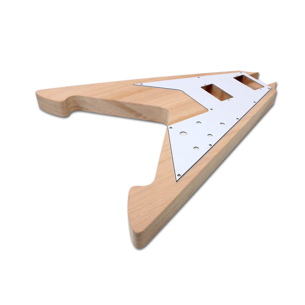 Yinfente 1Set Guitar Kit Guitar Neck 22Fret 24.75Inch Block Inlay Set in Heel DIY Guitar Body Replacement