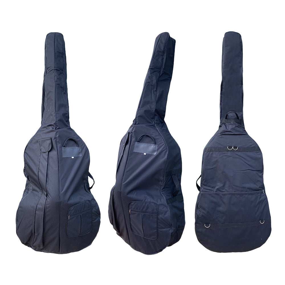 Yinfente Upright Bass Package Soft Bag Double Bass Bag Compound Oxford Fabric Gig Bag 3/4 Size NEW String Double Bass Soft Bag