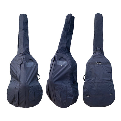 Yinfente Upright Bass Package Soft Bag Double Bass Bag Compound Oxford Fabric Gig Bag 3/4 Size NEW String Double Bass Soft Bag