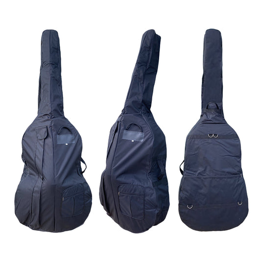 Yinfente Upright Bass Package Soft Bag Double Bass Bag Compound Oxford Fabric Gig Bag 3/4 Size NEW String Double Bass Soft Bag