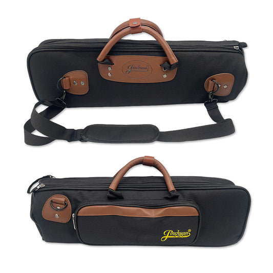 Trumpet Gig Bag, Durable and Lightweight Instrument Case, Oxford Cloth with Comfortable Shoulder Strap and Leather Gripped Handle, Easy to Carry