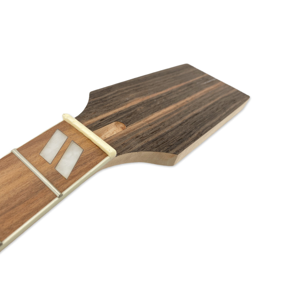 Yinfente New Guitar Neck 22fret 24.75Inch Mahogany Rosewood ibanez Head parallel Inlay Normal Nut