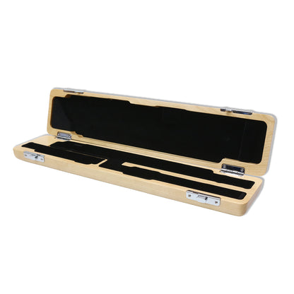 Yinfente 17 Hole Flute Case B Foot Hard Flute Case Sturdy Wooden Case Solid Wood Nice Protection (B Foot)