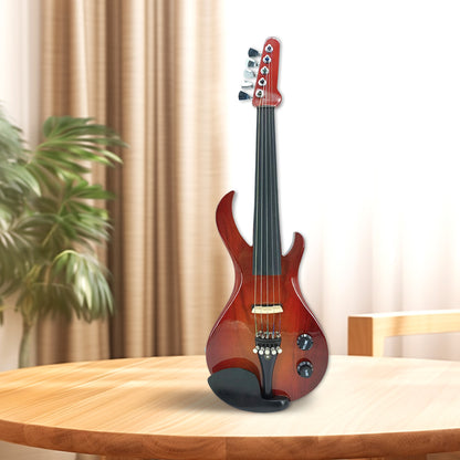 5String Violin 4/4 Electric Violin Guitar Shape Professional Solid Wood Violin with Ebony Fittings