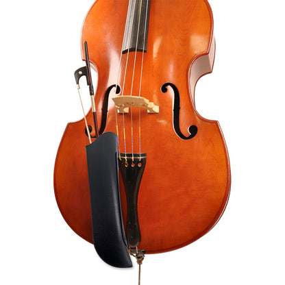 Upright Bass Bow Bag Leather Quiver One Bow Holder for German and French Bass Bow Black (1 Pcs)