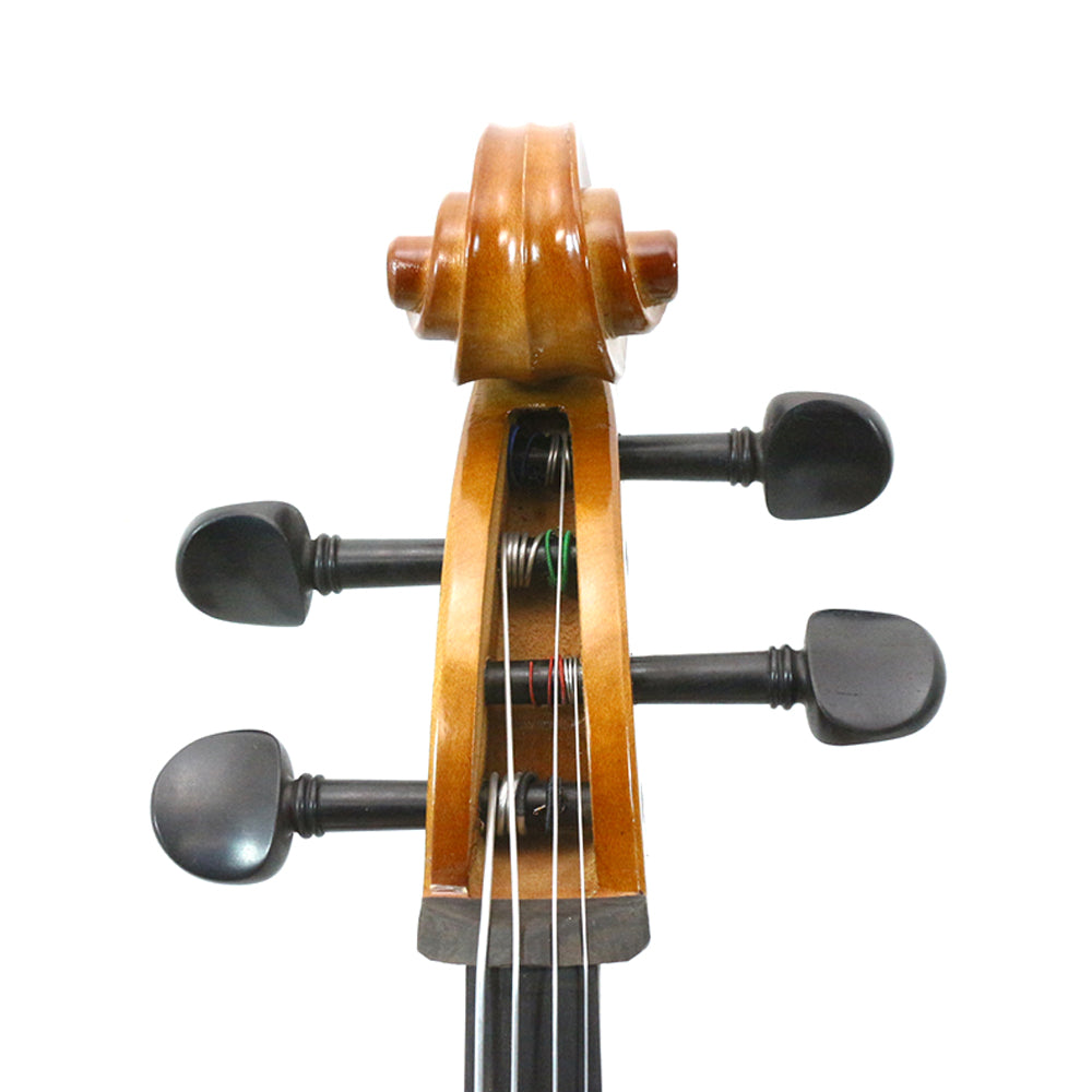 Yinfente 1/2 Size Cello,Beginner,Spruce Top Maple Back and Ebony Fittings Acoustic Cello Kit with Soft Case and Bow,String Musical Instruments for School Orchestras, Adults