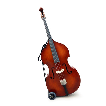 Yinfente Upright Bass Cart Bass Wheel Alternative Transport Carry String Bass Dolly Transport Double Bass Strong Durable