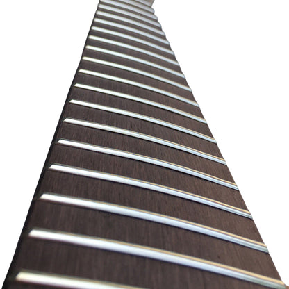 Yinfente New electric guitar neck 22fret 25.5inch No inlay Maple wood neck with rosewood fretboard bolt on heel LP style
