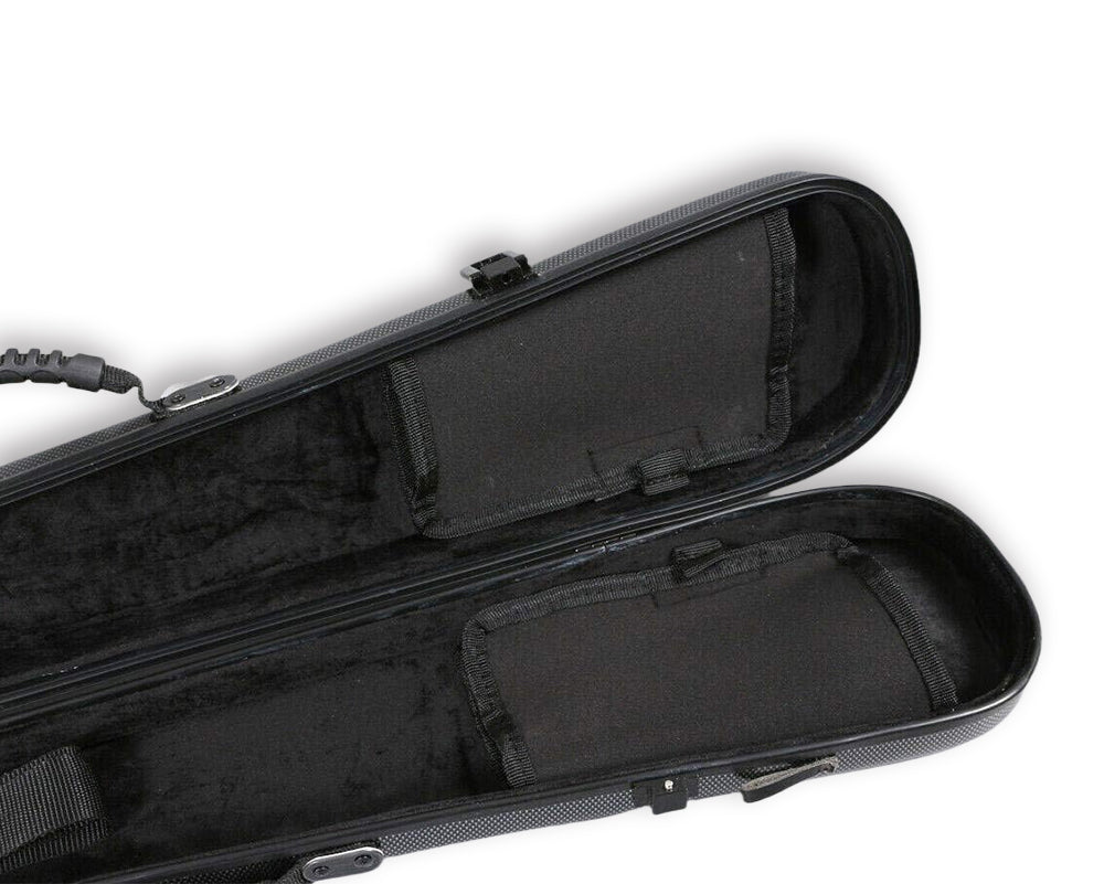 Yinfente Upright Double Bass Bow Case Bow Bag Box Carbon Composite Hold 2pcs bow White 1.2kg