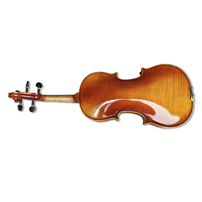 4/4 Full Size Acoustic Violin a Piece of Flame Maple Solid Wood Spruce Top Ebony Fittings 4 String with Case,Bow Handcrafted for Beginner