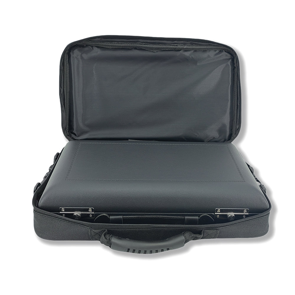 Yinfente Professional Oboe Ebonite C Key Left F Resonance Semi-Automatic Woodwind Instrument with Oboe Reed&Gloves&Leather Case+ Carry Bag&Cleaning Cloth&Cap Cork&Grease&Screwdriver