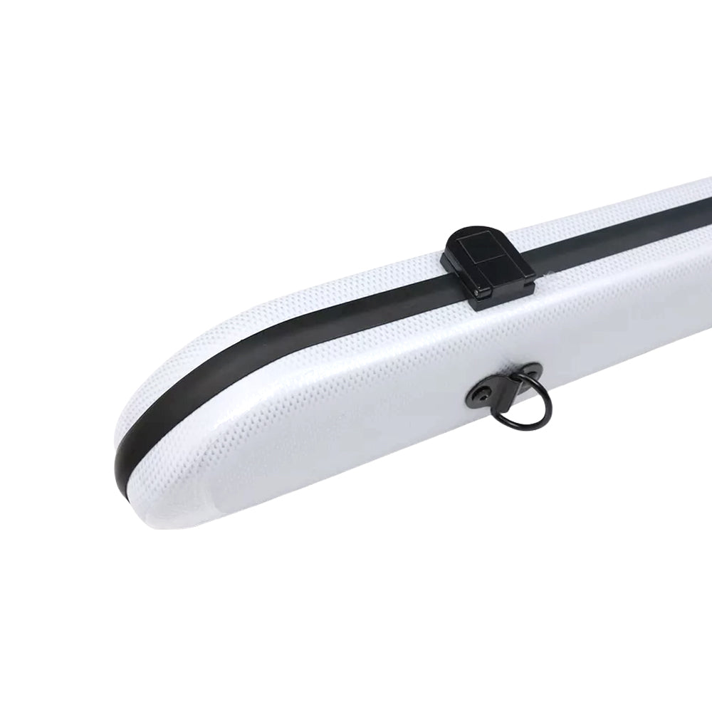 Yinfente violin bow case white bow bag carbon fiber box hold 2pcs violin bows strong light