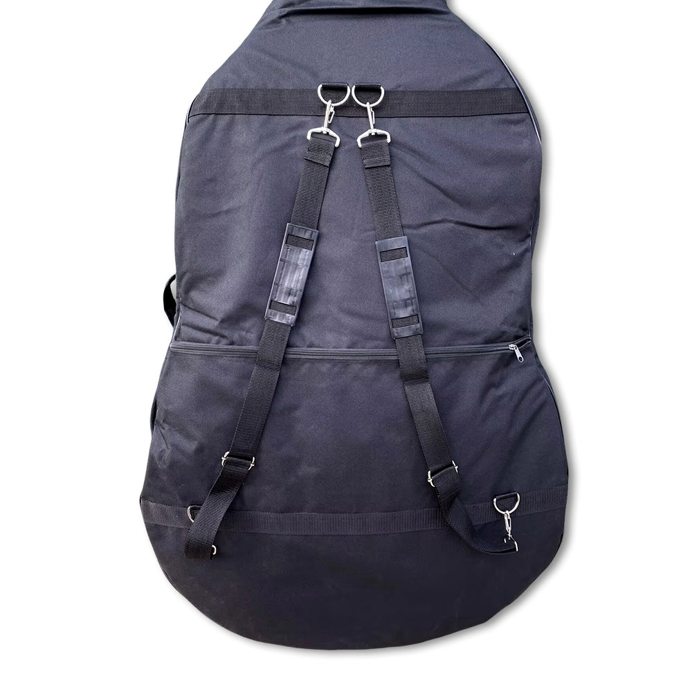 Yinfente Upright Bass Package Soft Bag Double Bass Bag Compound Oxford Fabric Gig Bag 3/4 Size NEW String Double Bass Soft Bag