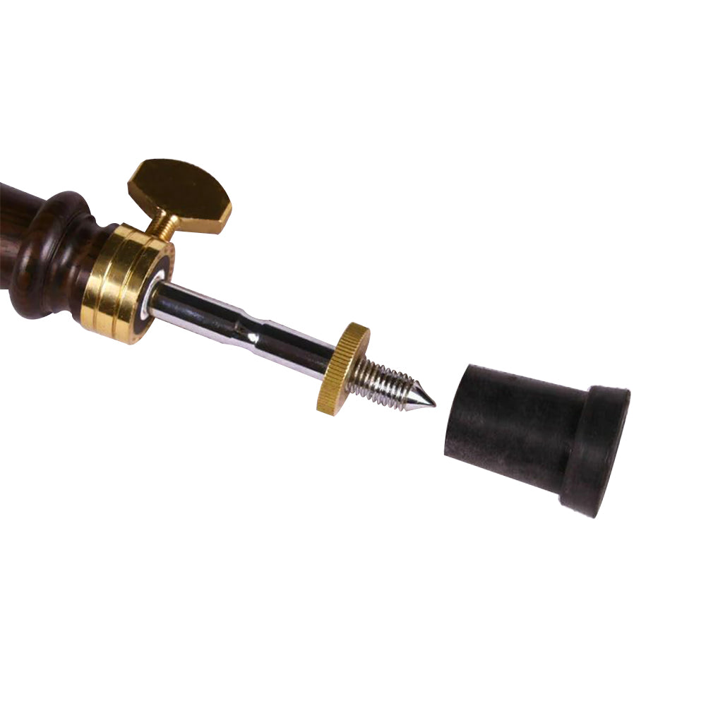 Bass Endpin Rubber Tip Stopper, 10Mm Metal Screw Thread, 25Mm Diameter