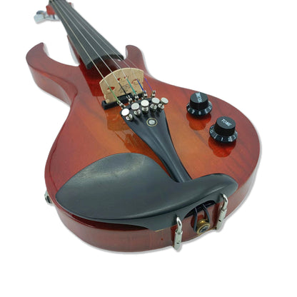 5String Violin 4/4 Electric Violin Guitar Shape Professional Solid Wood Violin with Ebony Fittings