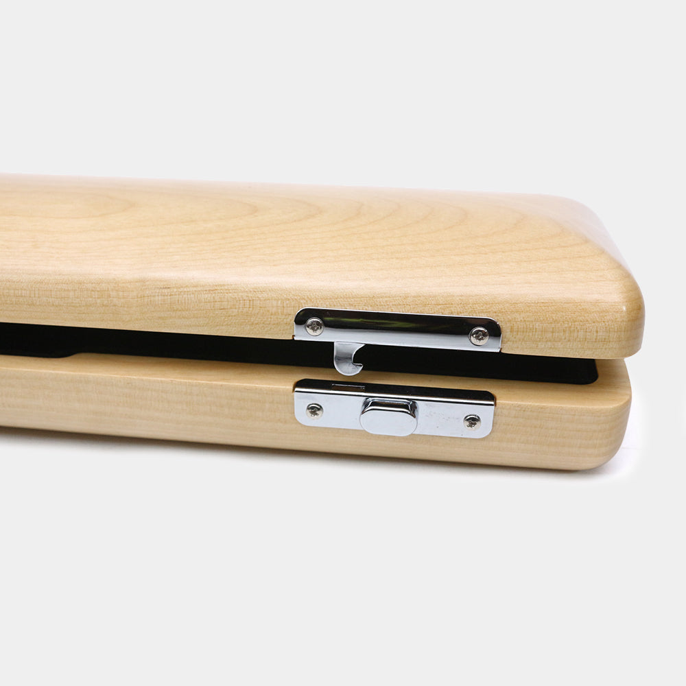 Yinfente 17 Hole Flute Case B Foot Hard Flute Case Sturdy Wooden Case Solid Wood Nice Protection (B Foot)