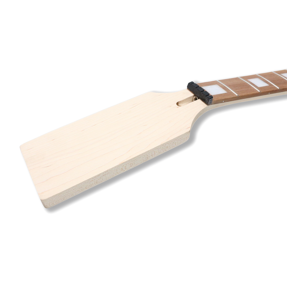 Yinfente unfinished 6 string Guitar neck 24fret 34inch Maple rosewood Fretboard Block Inlay