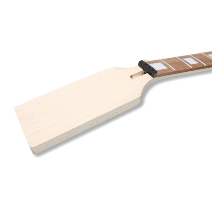 Yinfente unfinished 6 string Guitar neck 24fret 34inch Maple rosewood Fretboard Block Inlay