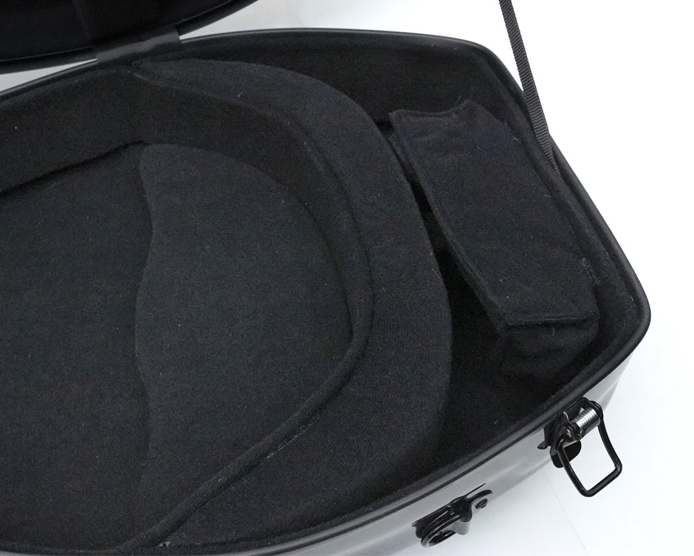 Yinfente Lightweight Fiberglass Viola Case for 16 Inch to 16.5 Inch Size Hard Viola Case with Backstraps, Waterproof Shell (Blue)