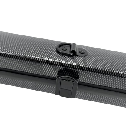 Yinfente Carbon Fiber Violin Viola Cello Bow Case Hard Carrying Case Lightweight Violin Bow Box Hold 2Pcs Bow Nice Protection (Black)