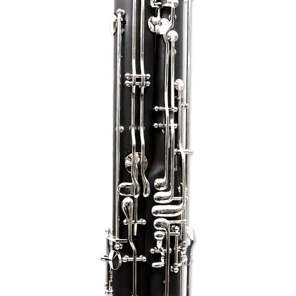yinfente Ebonite Wood Bassoon C Key 26 Keys Woodwind Instrument with Case Accessories