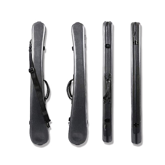 Yinfente Upright Double Bass Bow Case Bow Bag Box Carbon Composite Hold 2pcs bow White 1.2kg
