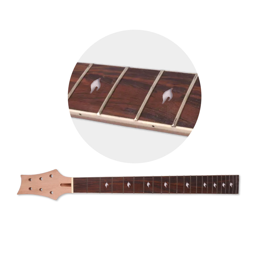 Yinfente New electric guitar neck 22fret 25inch Mahogany Rosewood Fretboard Nice Inlay PRS guitar neck