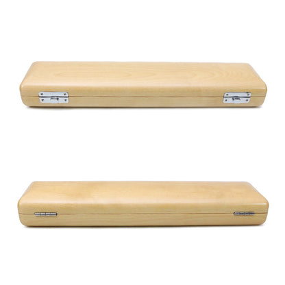 Yinfente 17 Hole Flute Case B Foot Hard Flute Case Sturdy Wooden Case Solid Wood Nice Protection (B Foot)