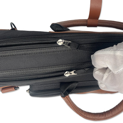 Trumpet Gig Bag, Durable and Lightweight Instrument Case, Oxford Cloth with Comfortable Shoulder Strap and Leather Gripped Handle, Easy to Carry