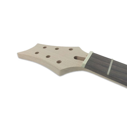 Yinfente Electric Guitar Neck 24 Fret 24.75 Inch Mahogany Neck Rosewood Fretboard Nice Inlay Bolt on Heel (P19)