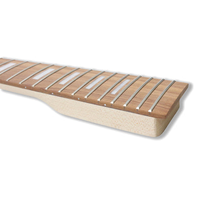 Yinfente unfinished 6 string Guitar neck 24fret 34inch Maple rosewood Fretboard Block Inlay