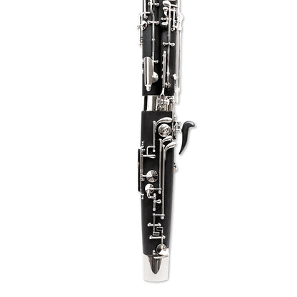 yinfente Ebonite Wood Bassoon C Key 26 Keys Woodwind Instrument with Case Accessories