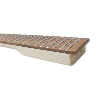 Yinfente Barotine Guitar Neck 24Fret 30Inch Maple Wood Paddle Head Rosewood Fretboard No Inlay DIY Guitar