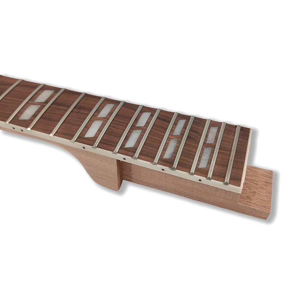 Yinfente Mahogany Guitar Neck 22fret 25.5inch Les paul Guitar Head Rosewood Nice Inlay Set in Heel