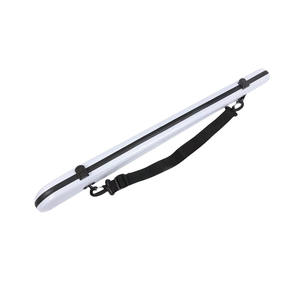 Yinfente violin bow case white bow bag carbon fiber box hold 2pcs violin bows strong light