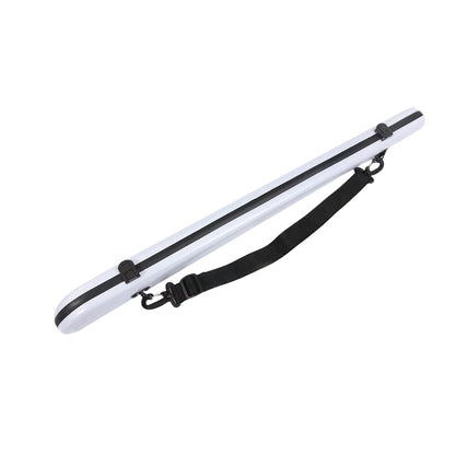 Yinfente violin bow case white bow bag carbon fiber box hold 2pcs violin bows strong light
