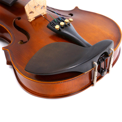 Yinfente 1/8 Acoustic Violin Kit Full Size Fiddle Maple Spruce Top Ebony Fittings for Beginner,Student,Adult with Hard Case,Bow,Extra Strings,Shoulder Rest Handcrafted