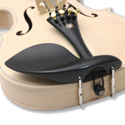 White DIY 4/4 Unfinished Professional Handmade Violin Exquisite Flame Maple