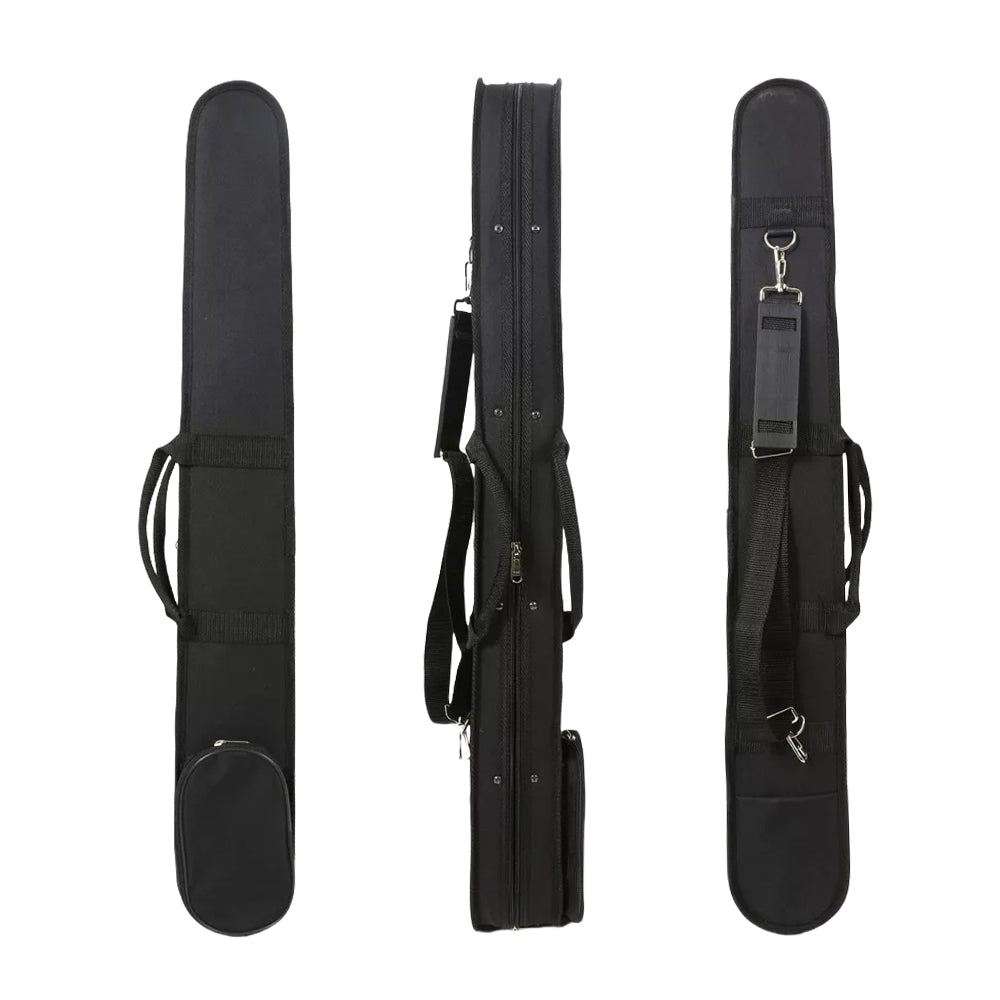 Yinfente Upright Double Bass Bow Case String Bass Box for German Bow French Style Carry 2Pcs Bass Bow Bag with Strap