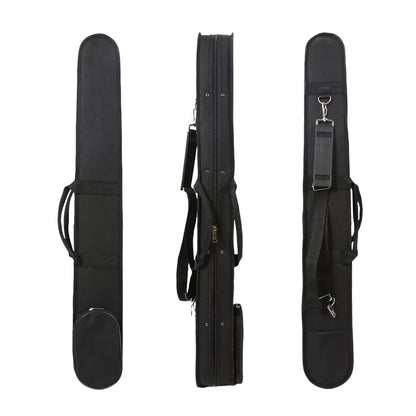 Yinfente Upright Double Bass Bow Case String Bass Box for German Bow French Style Carry 2Pcs Bass Bow Bag with Strap