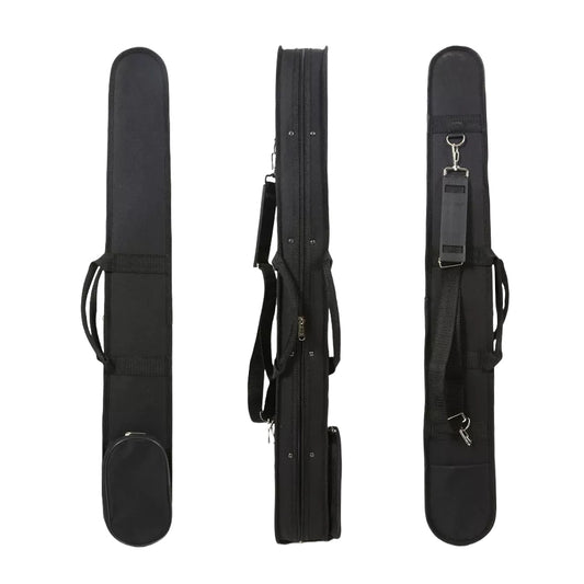 Yinfente Upright Double Bass Bow Case String Bass Box for German Bow French Style Carry 2Pcs Bass Bow Bag with Strap