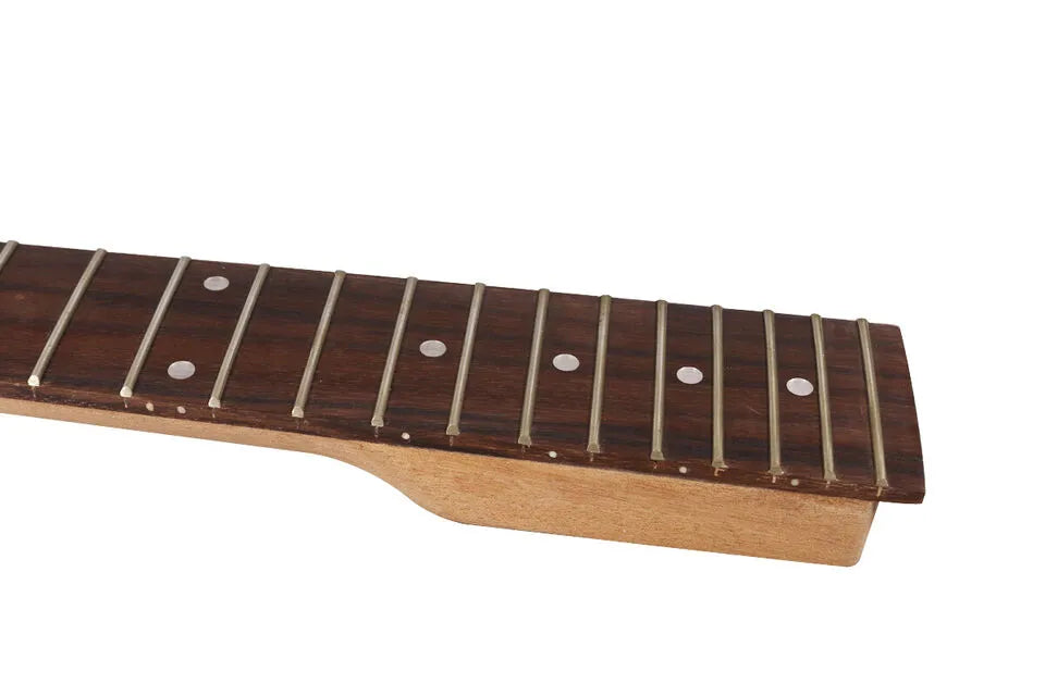Yinfente Mahogany Guitar neck ST Style 22fret 24inch Dot Inlay Bolt On Rosewood Fretboard