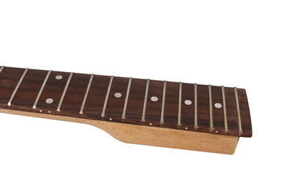 Yinfente Mahogany Guitar neck ST Style 22fret 24inch Dot Inlay Bolt On Rosewood Fretboard