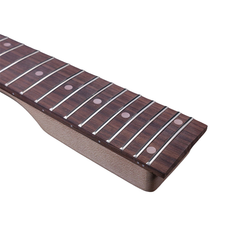 Yinfente Maple guitar neck 22 fret 25.5 inch Rosewood Floyd rose Locking Nut for unfinished DIY