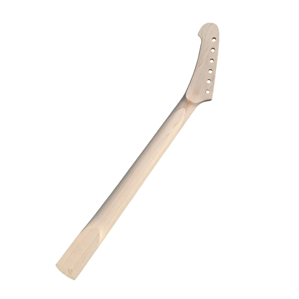 Yinfente New Maple guitar neck 22fret 24.75inch Rose wood Fretboard Wolf&Man Inlay Bolt ON