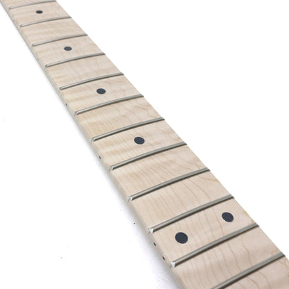 Yinfente New electric guitar neck 22fret 25.5inch flame Maple wood neck with dot inlay for Fender ST guitar